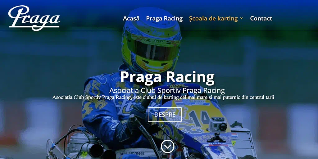 web design Praga Racing